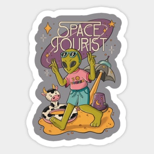 Space tourist Sticker